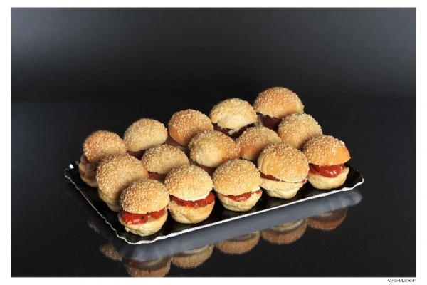 Le plateau de 15 mini-burgers fraicheur