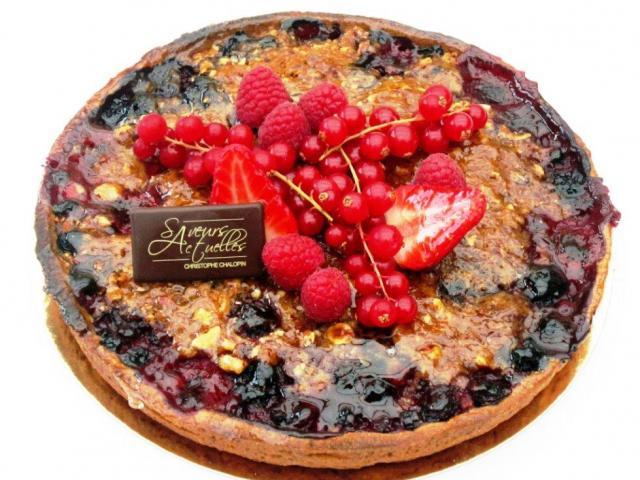 Crumble aux fruits rouges