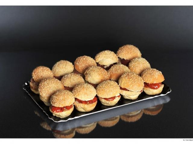 Le plateau de 15 mini-burgers fraicheur