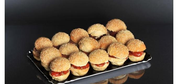 Le plateau de 15 mini-burgers fraicheur