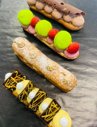 assortiment d'éclairs